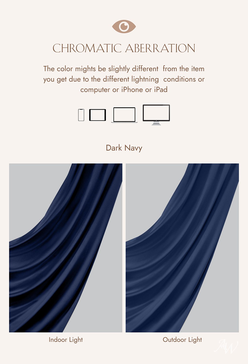 AW Eunice Dark Navy Satin Charmeuse Bridesmaid Dresses image7